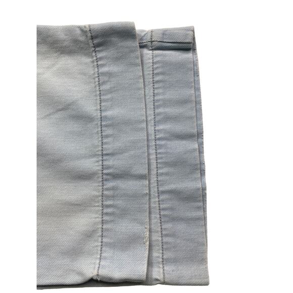 Bella Dahl Harlow 70s Chambray Flare Pants Jeans Sz 30 Boho Soft High Rise Light - Picture 7 of 9